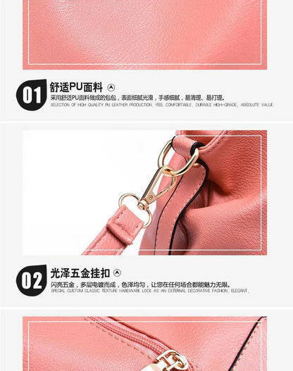 2024 Fashion Soft Leather Luxury Designer Handbag Large Capacity Women's Bag Women's One Shoulder Crossbody Bag Bolsas De Mujer