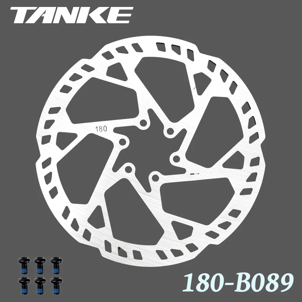 TANKE Bike Disc Brake 140 160 180 203 Rotors With Bolts Hydraulic Brake Road Mountain Bicycle MTB Oil Slick Rotor Bicycle Parts