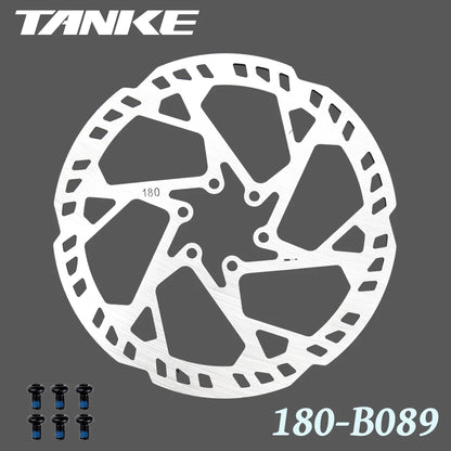 TANKE Bike Disc Brake 140 160 180 203 Rotors With Bolts Hydraulic Brake Road Mountain Bicycle MTB Oil Slick Rotor Bicycle Parts