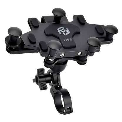 Shock-Absorbing Phone Holder for Motorcycle Bicycle 2024 Upgraded Alloy Rotary Adjustment Mobile Phone Navigation Bracket