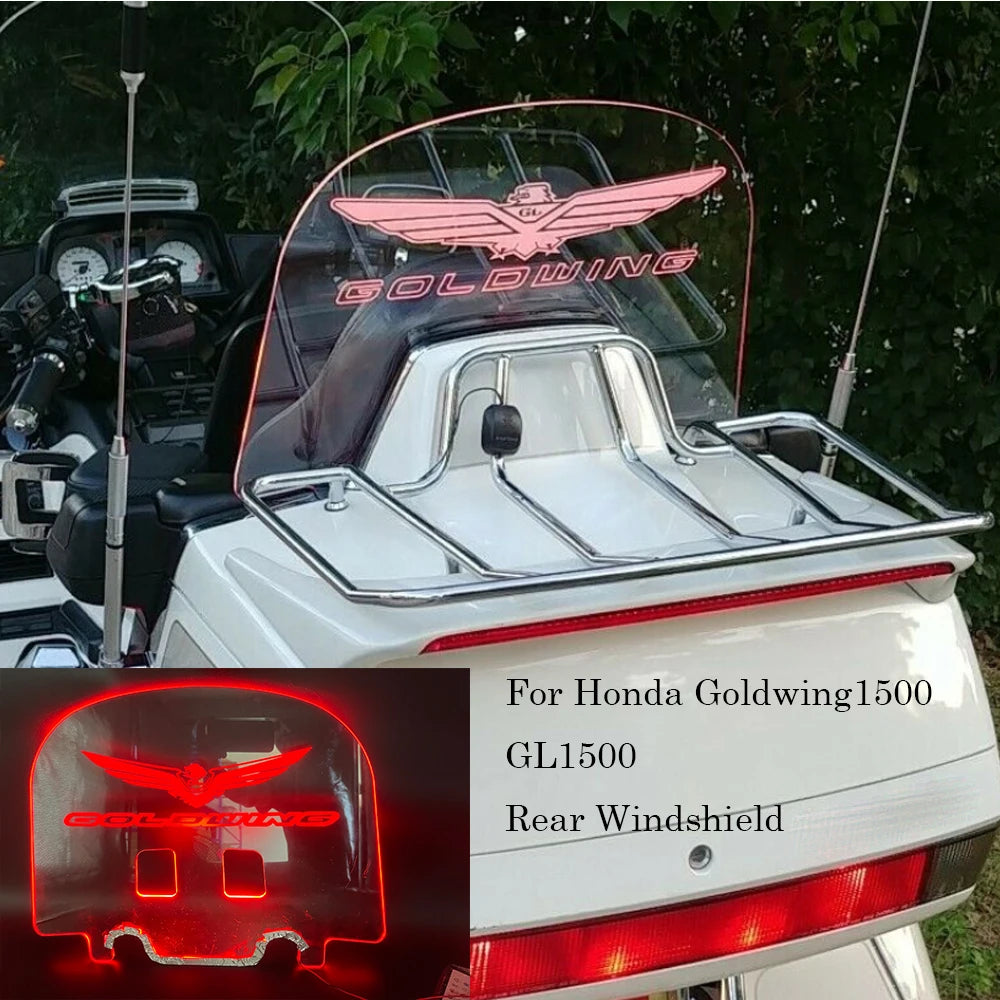 For Honda GoldWing GL1500 Accessories Goldwing 1500 Motorcycle New  LED lighting Footrests Decoration&Windshield