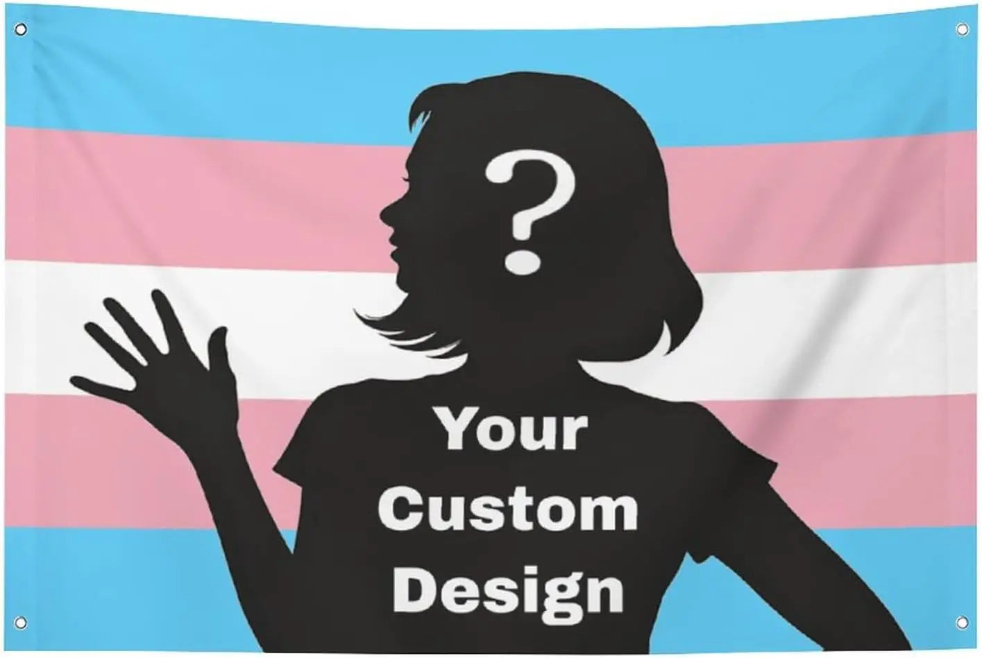 Custom Personalized Rainbow Lgbt Pride Flag, Design Your Photo for Christmas Decor Party University Dorm Bedrooms 3x5 with 4G