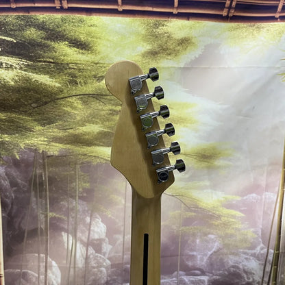 Vicers Rock jazz style ST electric guitar with SSS pickup, colorful graffiti stickers, 22frets ,basswood body ,6 string guitar