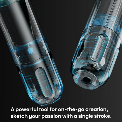 Tattoo Kit POSEIDON V6 New Tattoo Pen Kit For Permanent Makeup Tattoo Machine Kit transparently Tattoo Power Supply Tattoo Kit