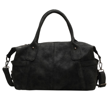 Retro Distressed Suede Texture Boston Hobo Bag Large Capacity Tote Handbag Shoulder Crossbody Bag for Women Daily Commute Trave