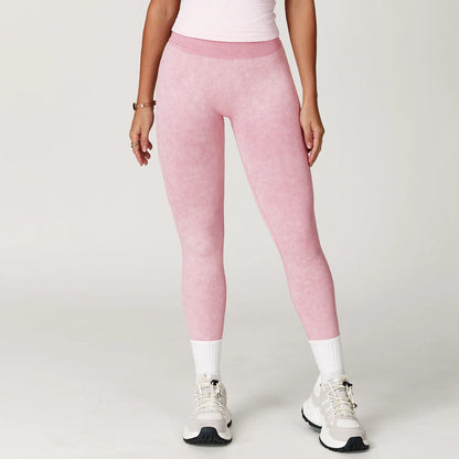 Yoga Pants Impact Leggings Women Seamless Sports Yoga Pant High Waist Ribbed Gym Clothes Fitness Workout Wear Scrunch Bum Tights