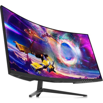 30-inch Curved Gaming Monitor 21:9 2560x1080 Ultra Wide/ Slim HDMI DisplayPort up to 200Hz Build-in Speakers, Metal Black