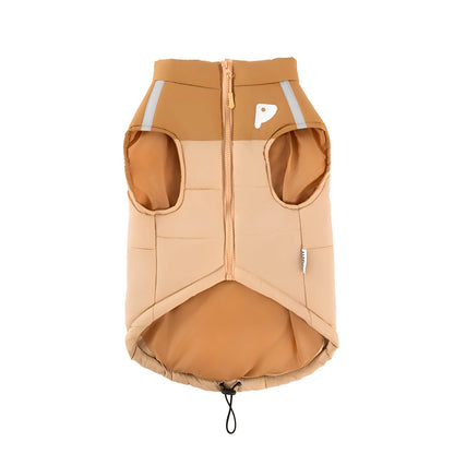 Winter warm pet clothes, trendy autumn and winter dog clothes, thickened dog cotton coat, cute