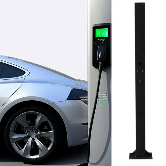 Universal EV Wall Charging Station Mounting Pole Outdoor mounted Charging Pile Pedestal NewEnergy Vehicle Charging Electric Pile