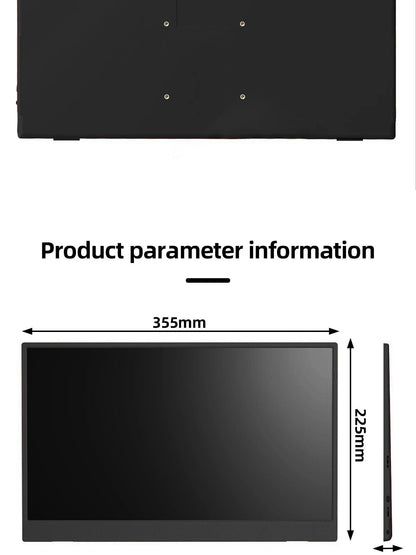 ZSUS 15.6-Inch 1920*1080 Portable Monitor 1080P For Laptop XBox PS4/ 5 Switch Cell Phone PC Extension Mobile Mointor