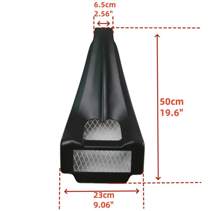 Motorcycle Front Chin Spoiler Scoop Fairing Radiator Cover for Harley Road King Electra Street Road Glide 1997-2013