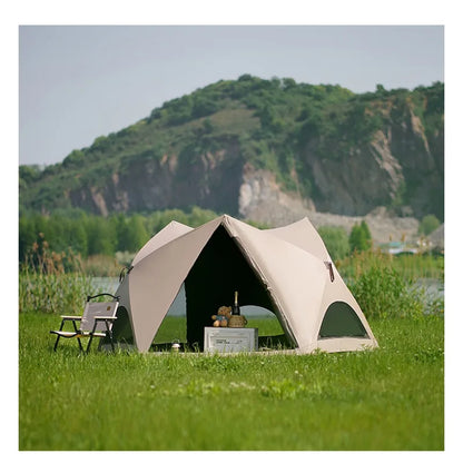 Foldable Sun Shelter Tent with UV Protection for Beach Park Camping and Outdoor Use