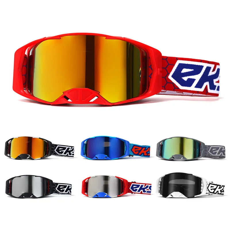 Off-Road Motorcycle Goggles - Windproof, Dustproof Protective Eyewear for Motocross, ATV Riding, Cycling & Outdoor Adventures,