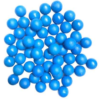 Paintball 200pcs Bullet 0.68 Caliber 17mm Reusable Nylon Elastic Ball Outdoor Shooting Bullet Ball T4E Black Yellow Orange