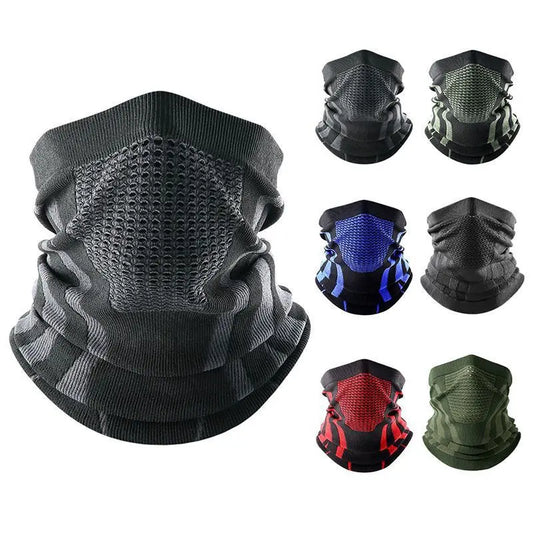 Windproof Warm Zebra Striped Face Mask/Scarf - Ideal for Motorcycle, Running, Skiing, Snowmobile - Winter Outdoor Protection