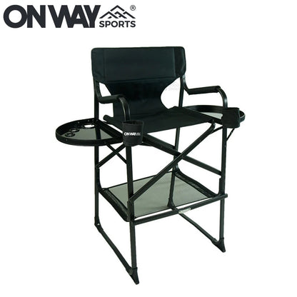 Wholesale Aluminum Folding Portable Upgraded Tall Director Makeup Artist Chair