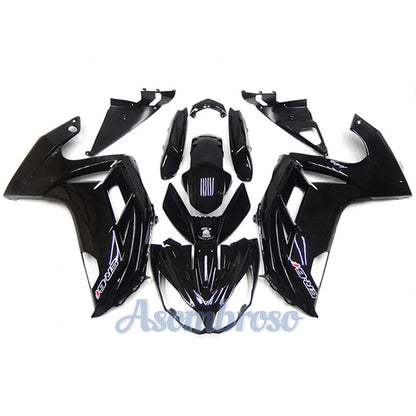 Gloss Black Fairing Kit For Kawasaki Ninja 650 2012 2013 2014 2015 2016 ER-6F EX650 Bodyframe Rebuilding Motorcycle Fairings Set