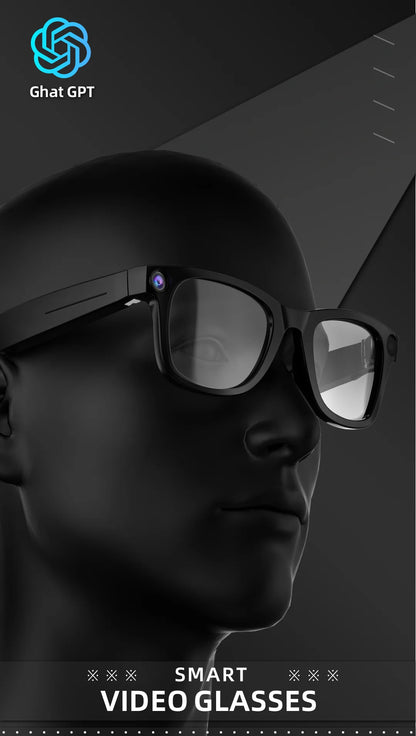 Hiwego New  Smart AI Glasses 800W pixel AI Shooting Camera HD Photo Video Voice Call Translation  Bluetooth Glasses For xiaomi