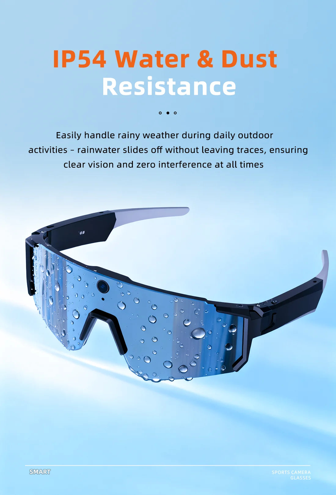 2026 AI Skiing Smart Glasses 800W HD Anti-shake Camera Action Capture Goggles Men 3D Surroud Sound AI Chat Call Sport Sunglasses