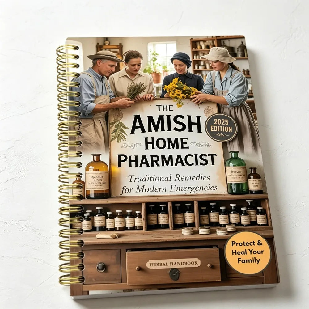 The Amish Home Pharmacist Families English 2025 Spiral Bound Herbal Remedies First Aid Health Guide Free Shipping