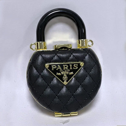 Fashion diamond mini texture retro design small daily shopping date decoration casual personalized handbag shoulder bag