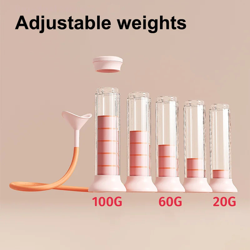 【M】Adjustable Diaphragm Breathing Dumbbell Trainer With Counter Abdominal Muscle Trainer Deep Breathing Exercise Lung Capacity
