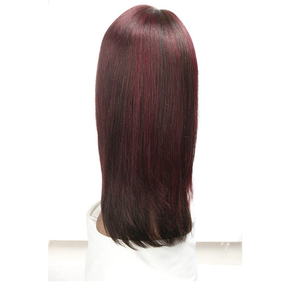 Sleek Highlight Lace Front Wig For Women 13x4 Lace Front Brazilian Hair Wigs Straight Colored Lace Wigs 18 Inch Long Lace Wigs