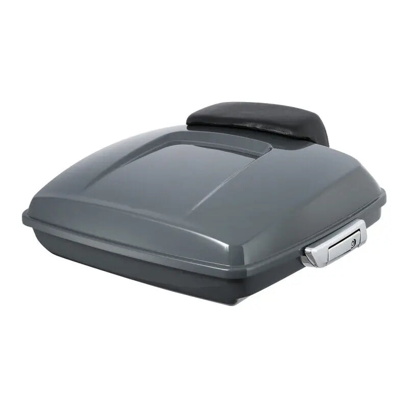 Motorcycle Razor Trunk Backrest Rack For Harley Touring Road Glide Street Glide 2014-2025 Gunship Gray