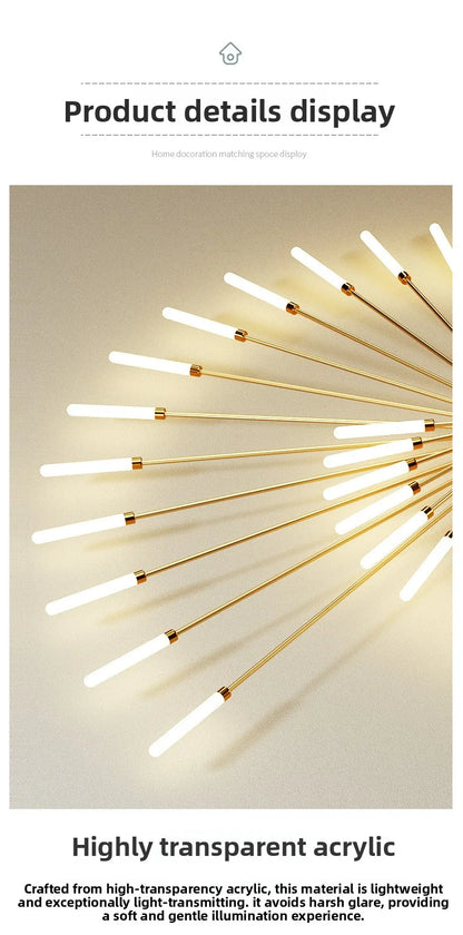 Nordic Ceiling Lighting for Living Room Bedroom Kitchen Led Ceiling Light Fixture Indoor Home Firework Decor Ceiling Lights