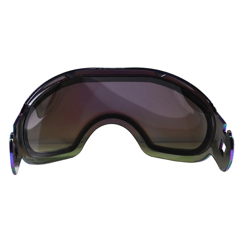 Spunky II Black Paintball Archery Mask Made of Soft PE and Hard Nylon with Thermal Anti-Fog Goggle