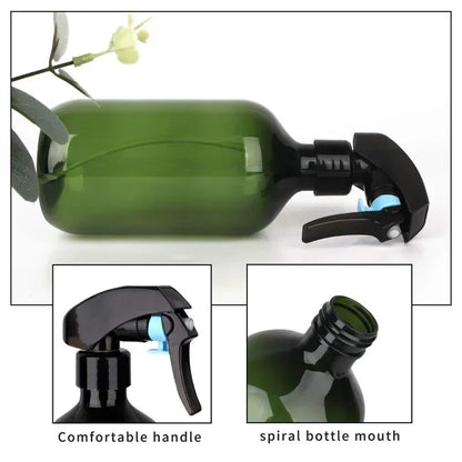500Ml/16.9ounce spray bottle，Refillable Plastic Plant Sprayer，Can be used for plants、Detergent、Hairdressing、Gardening、Makeup