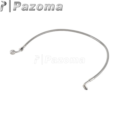 Motorcycle Hydraulic Banjo Braided Line Steel Brake Hose Cable For Harley Softail Slim Breakout Deluxe Street Bob Fat Boy 18-23