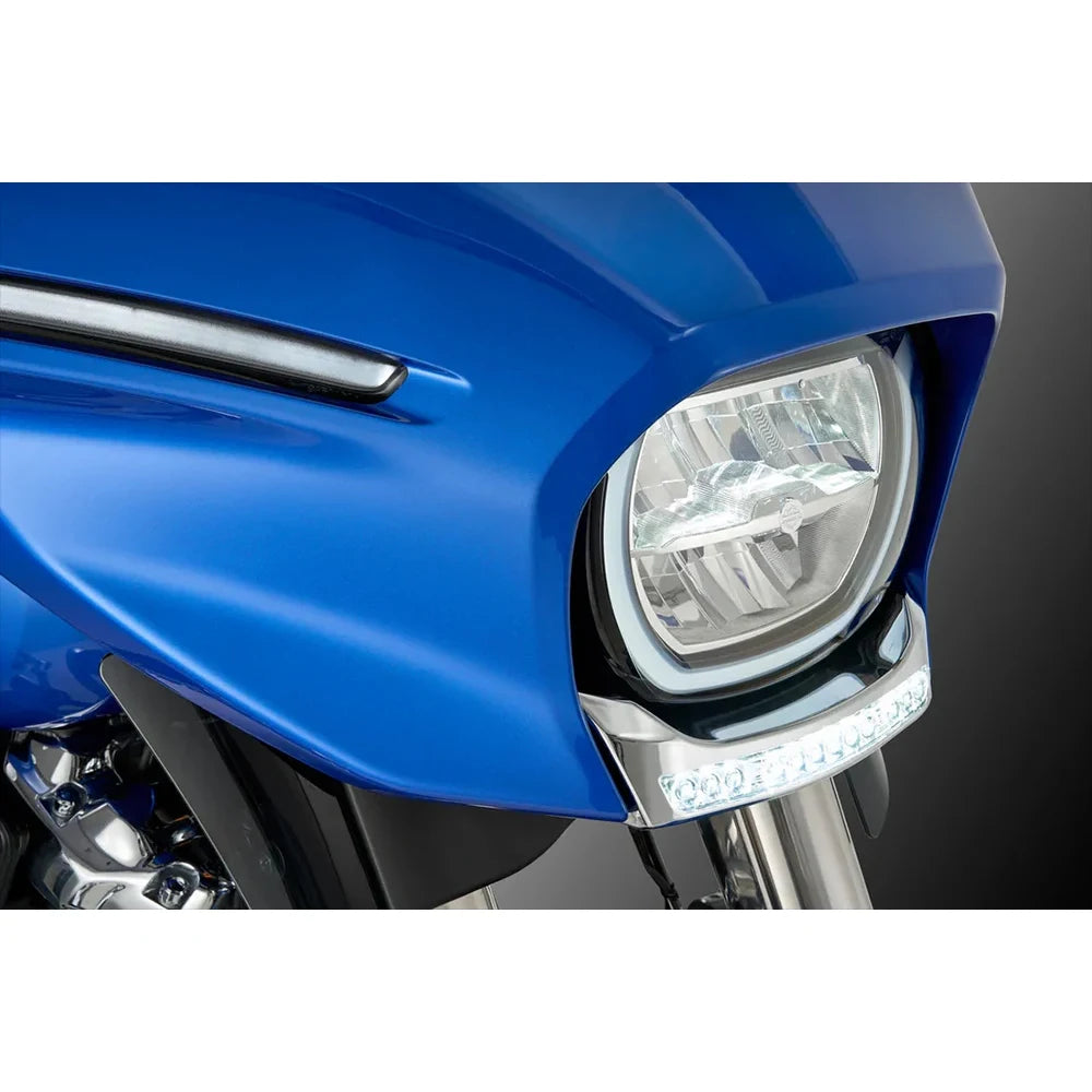 For CVO Electra Street Glide Ultra FLHXU New Motorcycle Front Lower Fairing Signal Light Turn Light Amber Lamp Accessories