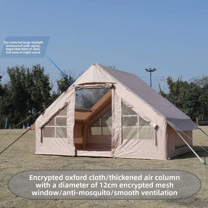 Outdoor Inflatable Tent Windproof Rainproof Camping Dome Quick Open One Piece Bulk Buy Tent Camping Tente Carpas Para Camping