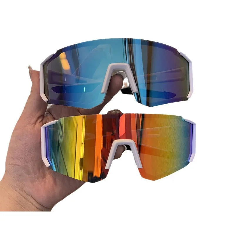 1/2pcs Cycling Sunglasses Women UV400 Sandproof Eye Protector Sun Glasses Outdoor Sports Goggle Protection Anti Radiation Lens