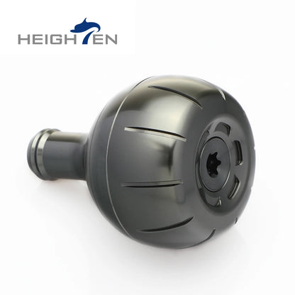 HEIGHTEN Carbon Fiber Fishing Reel Single Cast Spinning Wheel Hand Crank Handle Round Single Grip Fishing Wheel Crankshaft