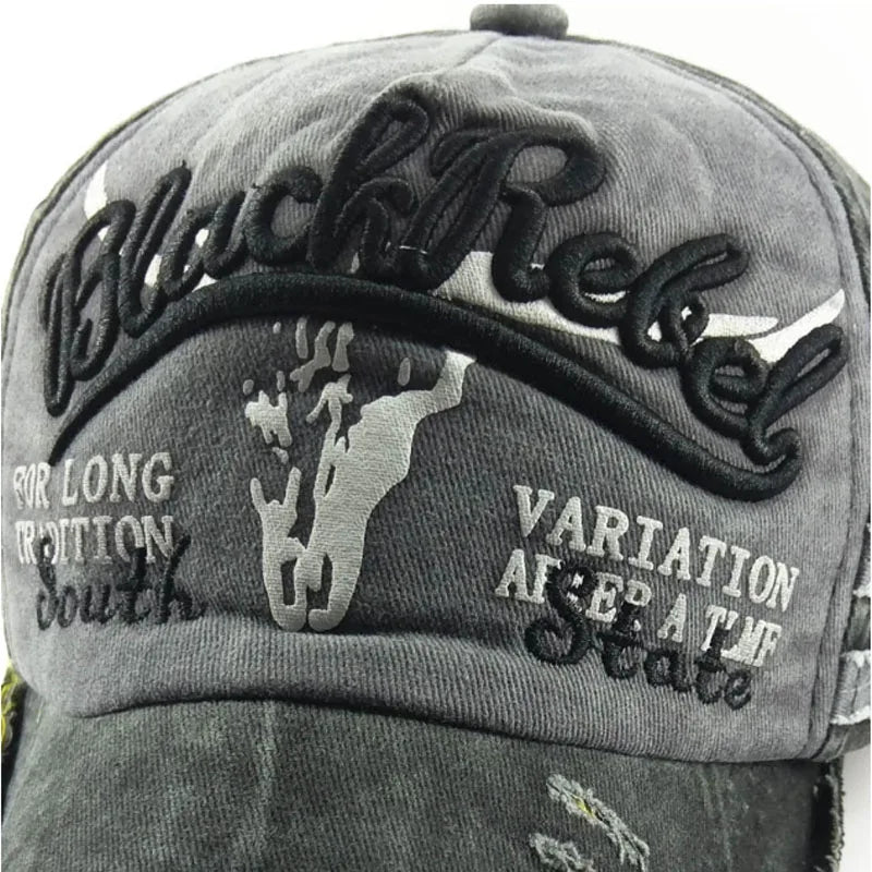 2022 News Fashion Outdoor Sports Cotton Baseball Cap Retro Embroidery Men's Cap Hip Hop Rebound Caps Snapback Hats