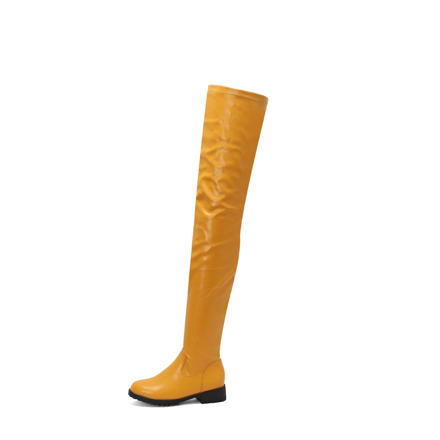 Winter New Plus Size 48 Women's Over The Knee Boots Thick Heel Long Tube Boots Platform Shoes