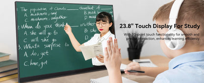 23.8” 120Hz Touchscreen Computer IPS 100%sRGB Display With Stand Portable Monitor For LaptopXBox Switch PS5 Gaming Extend Screen