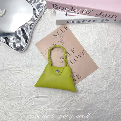 Mini Bag Pendant Small Keychain Case Bag Hanging Accessory Cute Earphone Storage Bag Pendant Keychain Bag Pendant Decoration