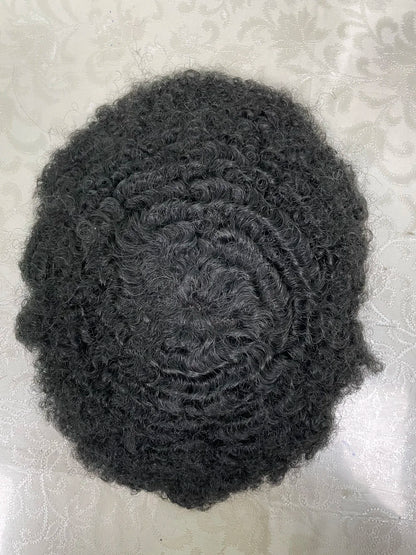 Dreadlocks Man Hair Prosthesis Mono NPU Men Toupee Human Hair Wigs Indian Human Hair System Unit Natural Color 7inche Dreadlocks