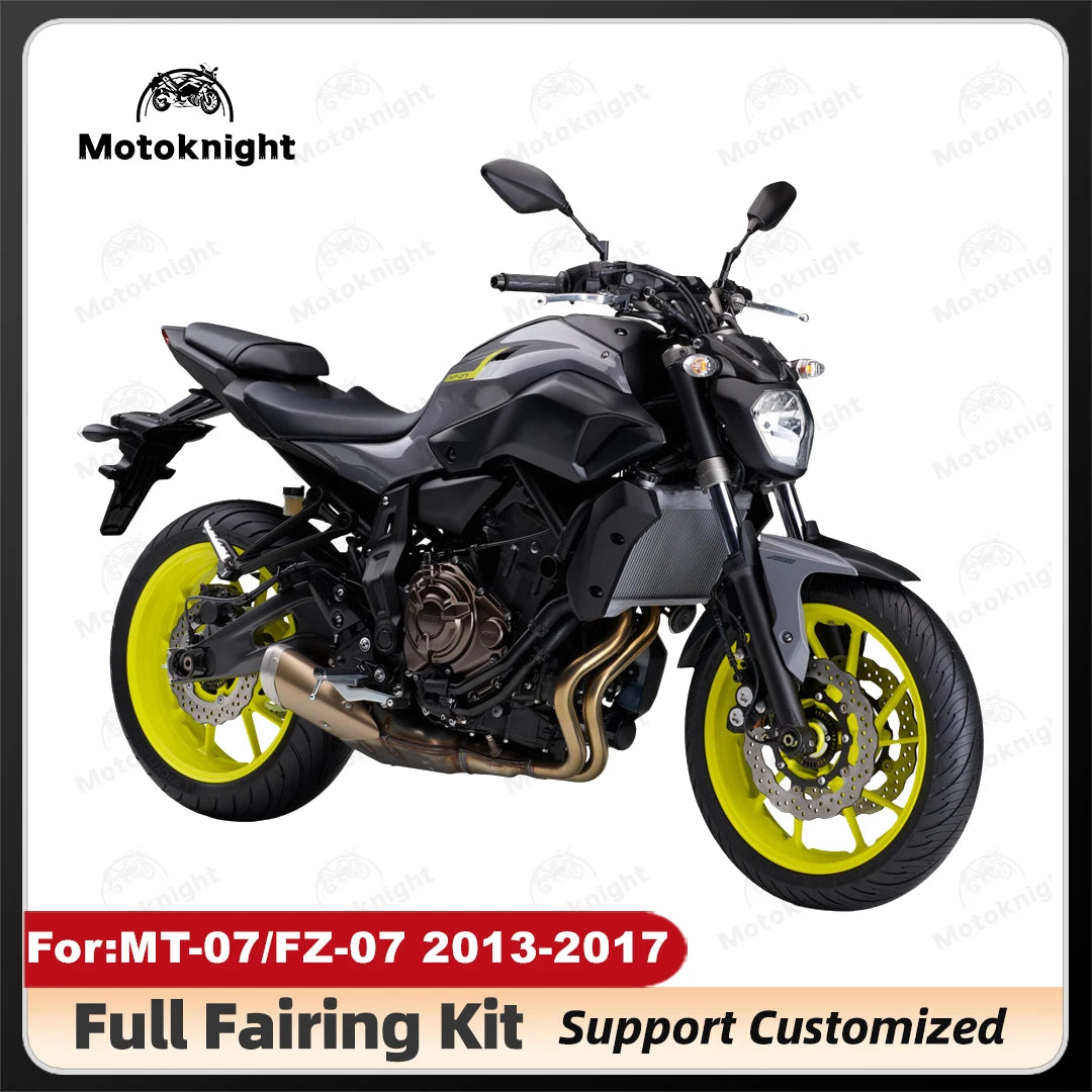 Motorcycle Injection Full Fairing Kit Fit For 2012 - 2017 Yamaha MT-07 MT 07 2013 2014 2015 2016 fairings kits