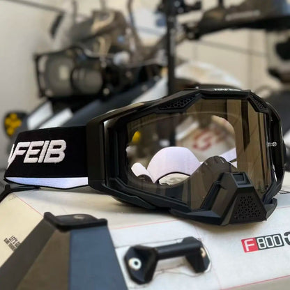 Motorcycle glasses with windproof lens for motocross, dirt bike, ATV, ski, sunglasses & outdoor cycling