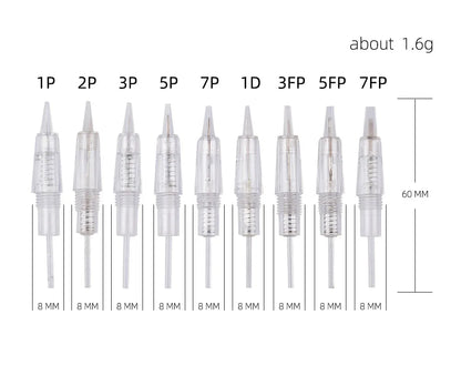 Wireless PMU Machine Kit or Disposable Sterilized Tattoo Needles for Permanent Eyebrow Lip Eyeliner Makeup Tattoo Pen Machine
