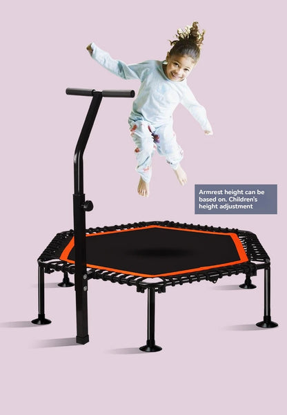 Indoor bungee cord,50-inch trampoline,adult fitness equipment,weight loss equipment,bungee jumping bed,leisure and entertainment