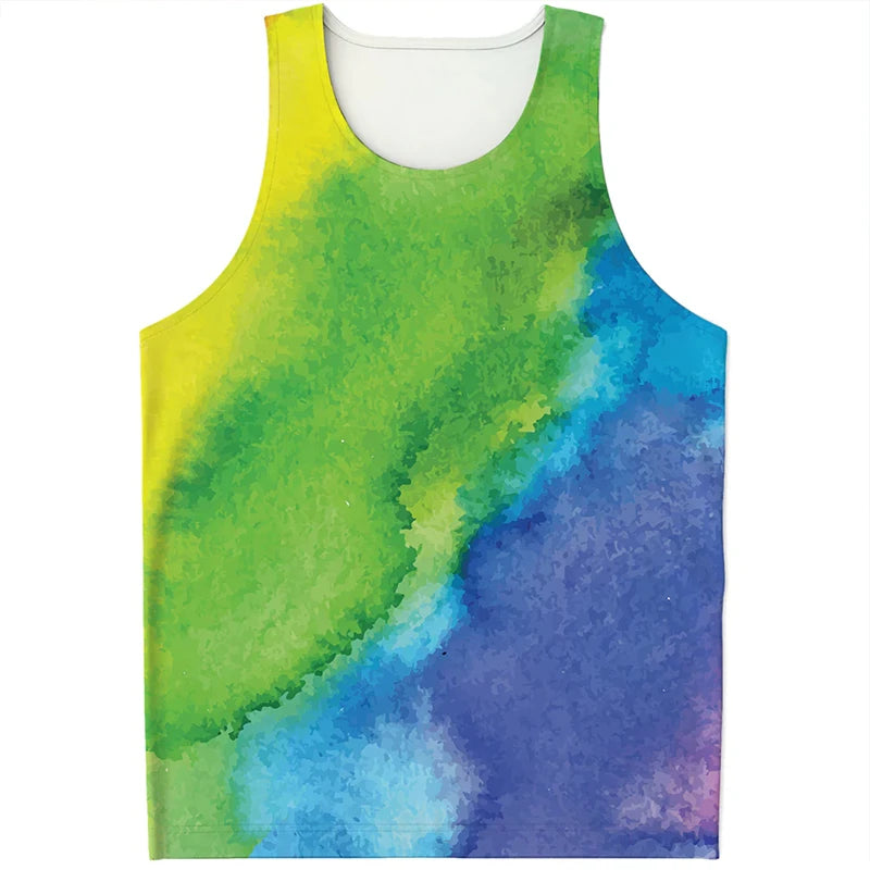 Rainbow LGBT Pride Pattern Tank Top Summer Fashion Colorful Men Women 3D Printed Sleeveless T Shirt Casual Harajuku Loose Vest