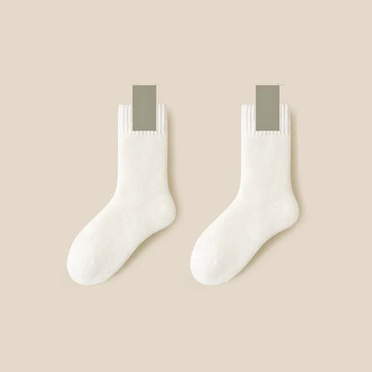 3Pairs Women's Thermal Boot Socks-Thick Warm Soft Cotton Socks for Winter Outdoor Girl Classic Socks Cold Weather Warm Footwear