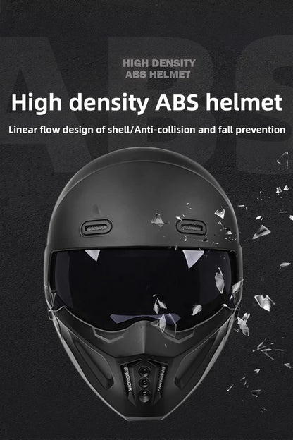 High-Quality Motorcycle Helmet, Personalized Scorpion Warrior Full Helmet, Suitable for Men and Women for Year-Round Riding