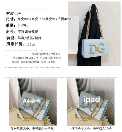 Versatile Fashion Student Crossbody Women 2025 Hot selling Crossbody Bag D Western Style Chain Bag Princess Cross Shoulder Cute