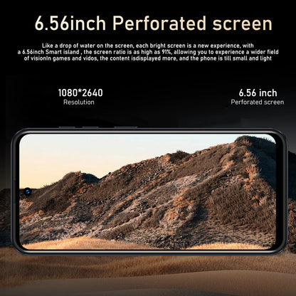 FUFFI Global Vision I16 Pro Smartphone 5G Android 5300mAH 12GB RAM 512G ROM 6.56Inch 1080x2640HD 24+48MP 4G Network Mobile Phone